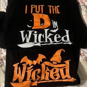 Black and Orange Halloween T-Shirts